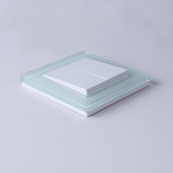Рамка на 1 пост Werkel WL01-Frame-01 Favorit (натуральное стекло) - купить в Астане