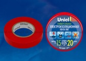 Изолента Uniel UIT-135P 20/15/01 RED - купить в Астане
