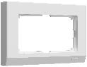 Рамка для двойной розетки Werkel WL04-Frame-01-DBL Stark (белый) - купить в Астане