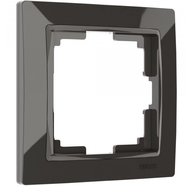 Рамка на 1 пост Werkel WL03-Frame-01 Snabb Basic (серо–коричневый) - купить в Астане